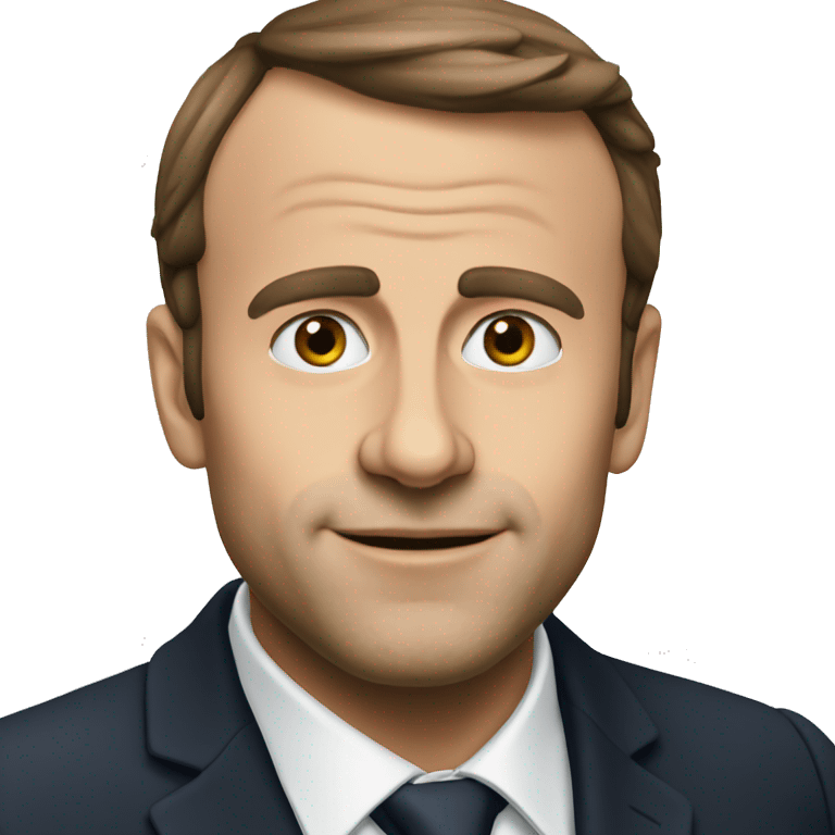 Macron.  emoji