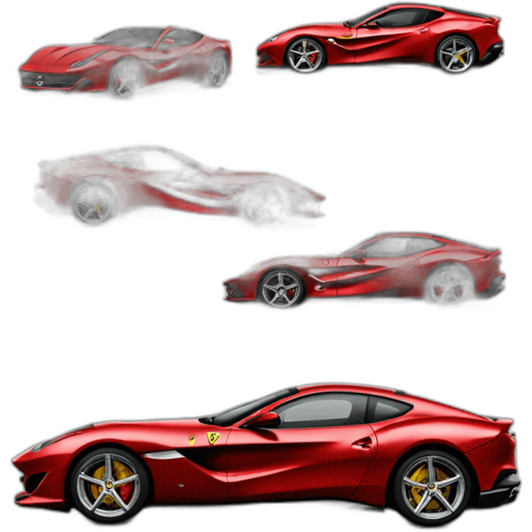 Ferrari 812 Competizione Red  emoji