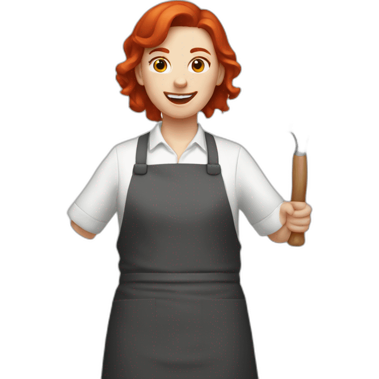 redhead butcher emoji