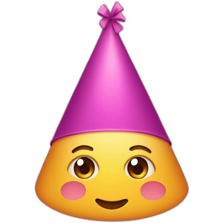 bithday hat fluent style emoji