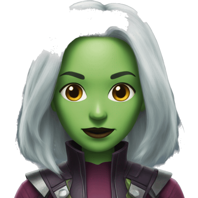 Gamora face emoji