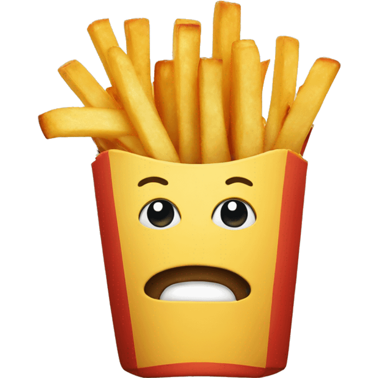 fries face emoji