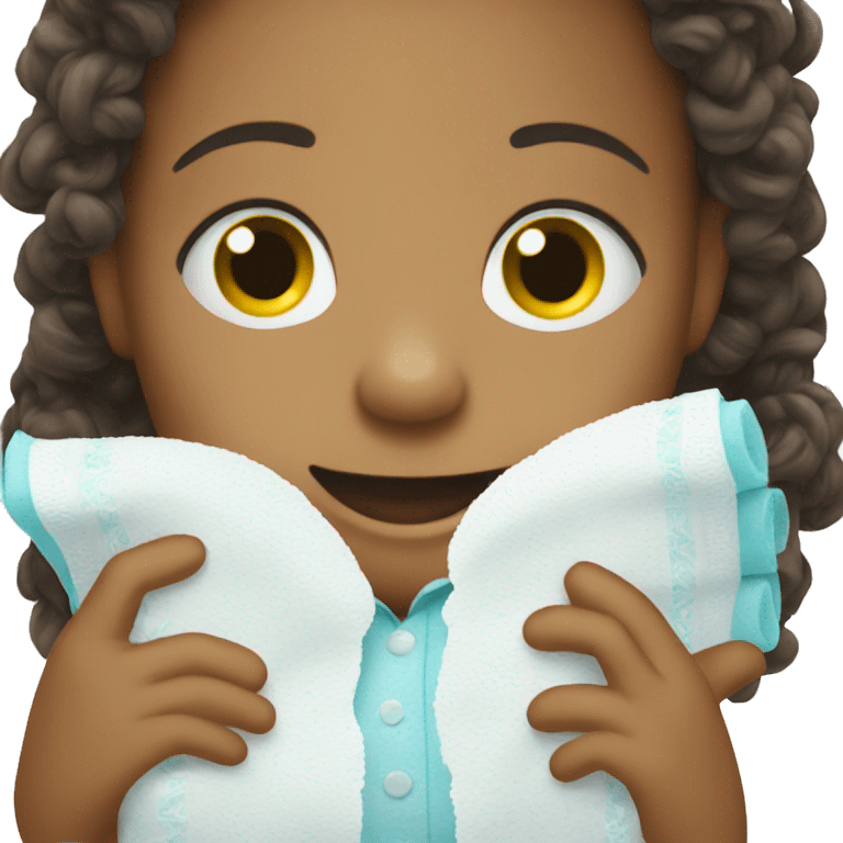 Pampers baby wipes emoji