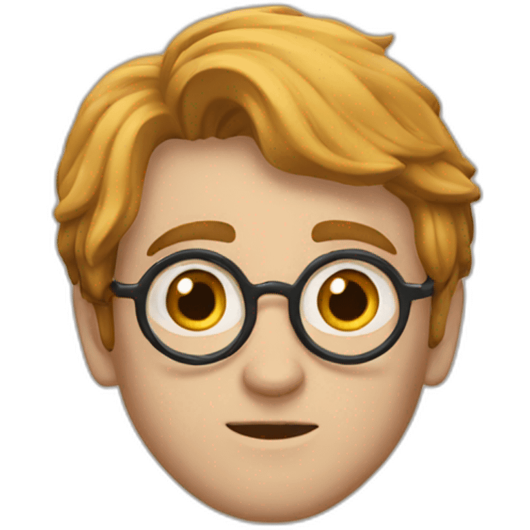 Harry Potter qui embrasse emoji