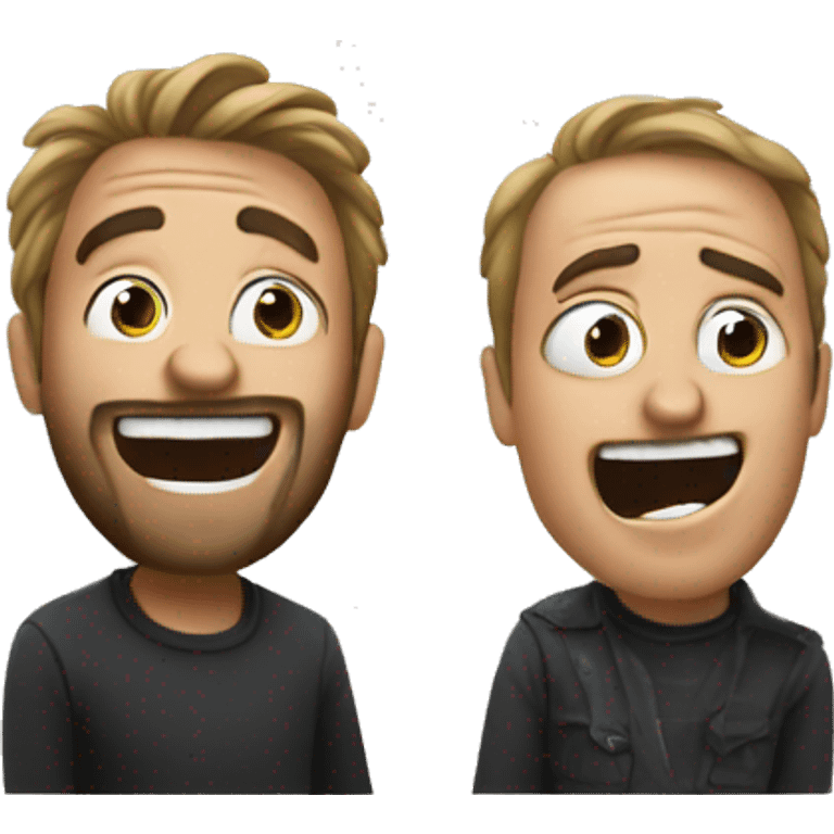 Joking and videography between the two brothers emoji