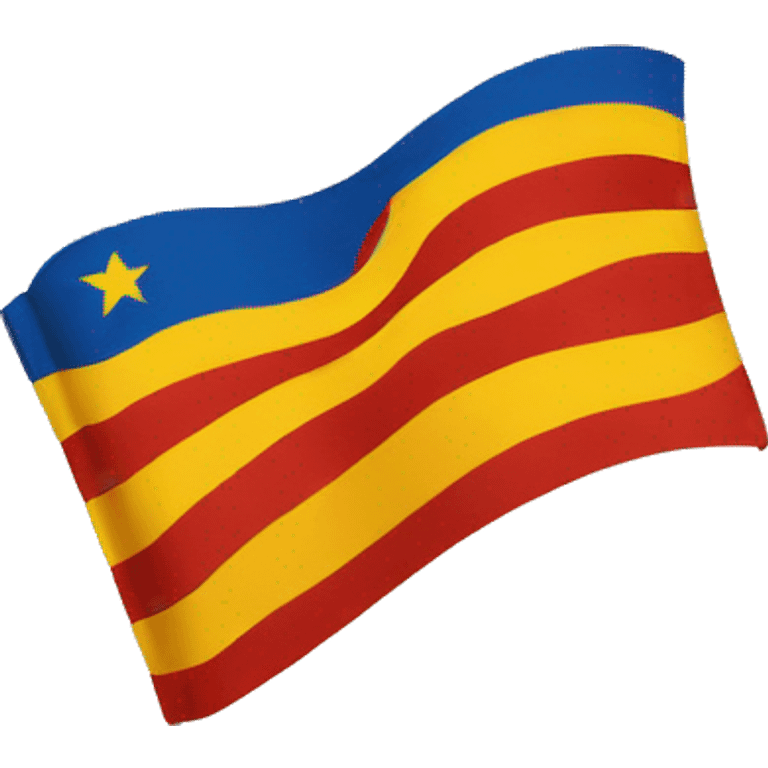 bandera catalana emoji