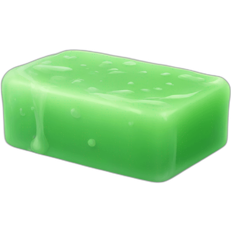 Green soap emoji