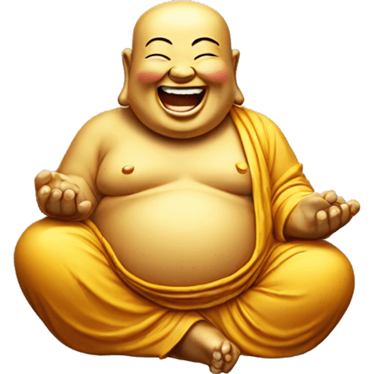 laughing buddha emoji