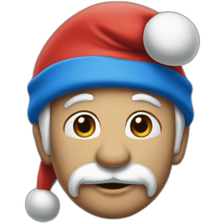 Tell me, Papa Smurf emoji