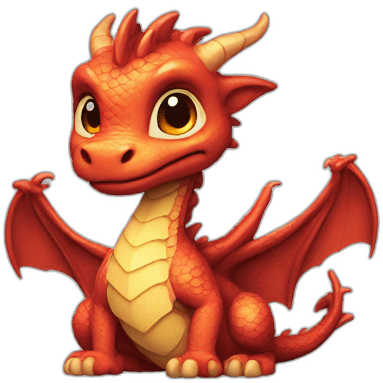 dragon cute pop emoji