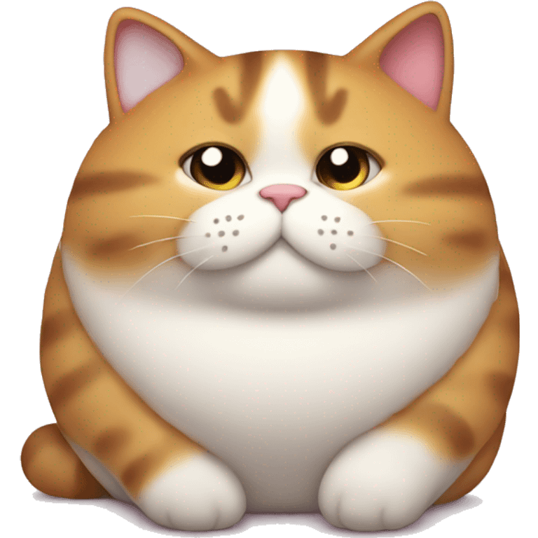 Fat Cat in Love  emoji