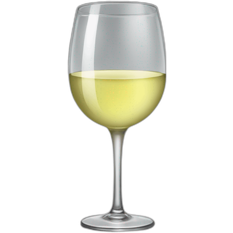 Glass of white wine emoji