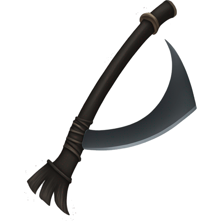 black scythe emoji