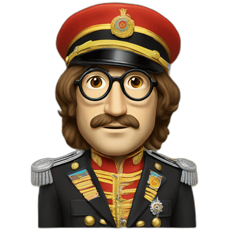 John Lennon head sgt pepper emoji