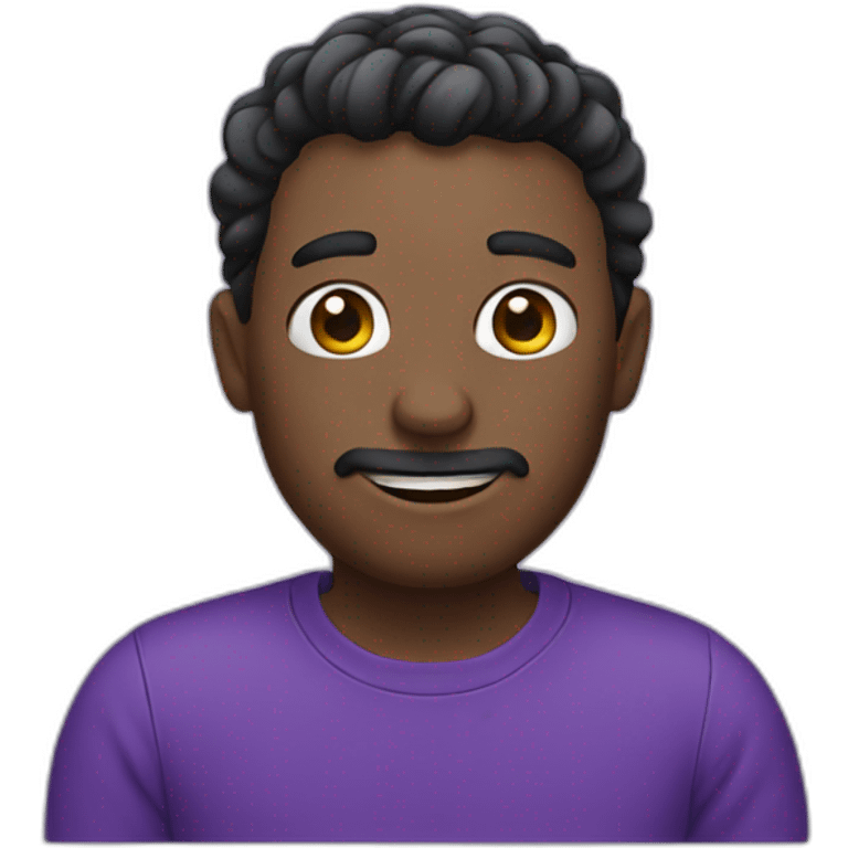 Purple guy emoji