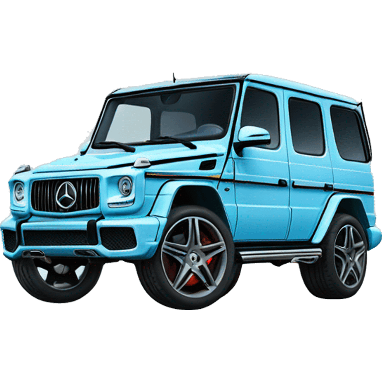 Baby Blue G Wagon AMG emoji