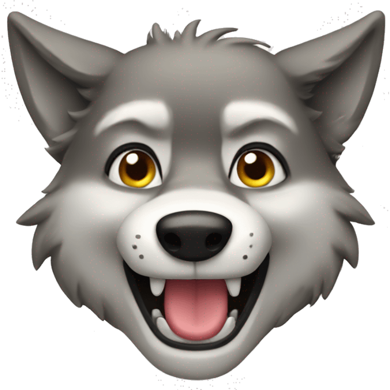 Wolf with thumbs up emoji