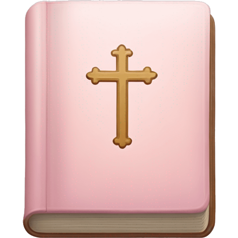 Light pink Holy Bible emoji