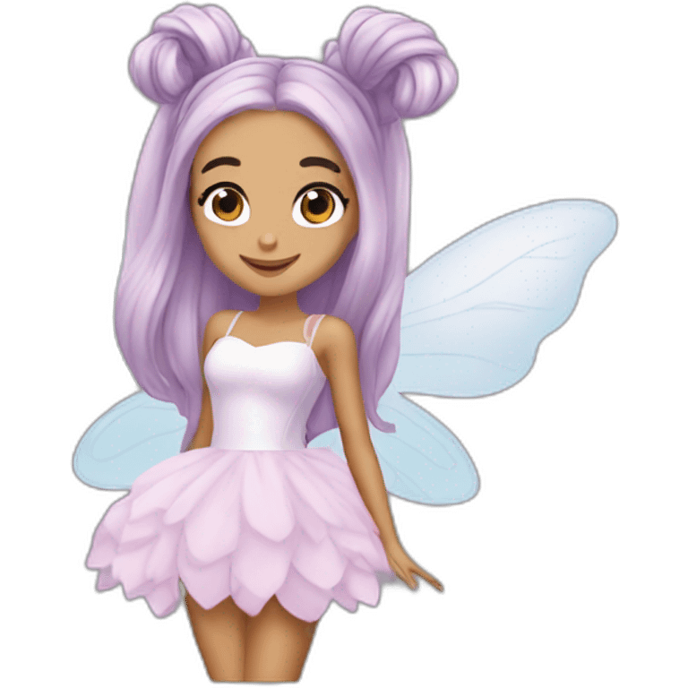 Ariana Grande with fairy wings  emoji