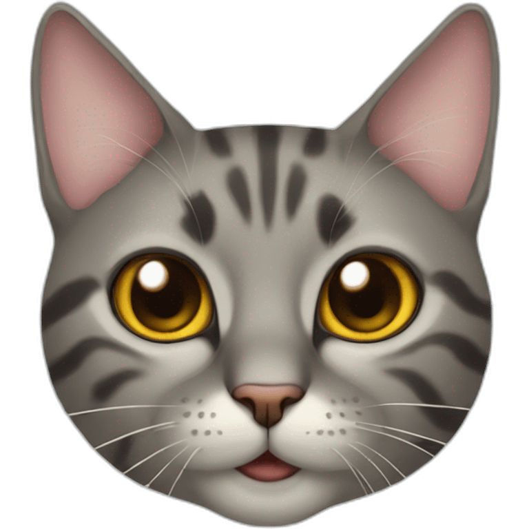 Cat with bug nose emoji