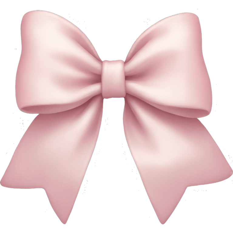 Pale pink bow  emoji