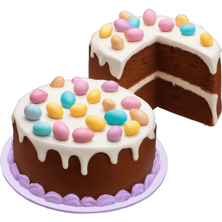 Easter cake emoji