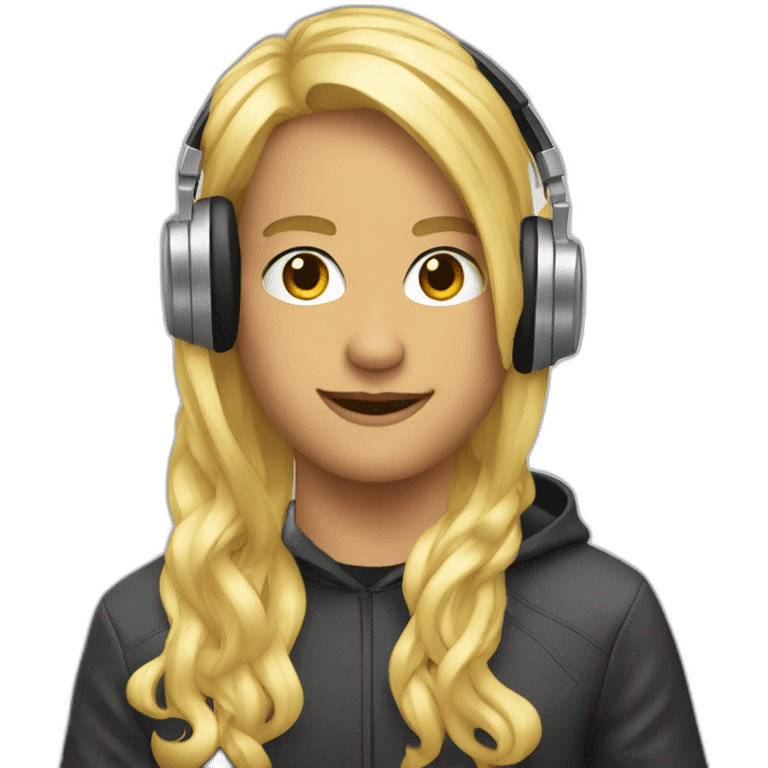 blond dj twitch emoji