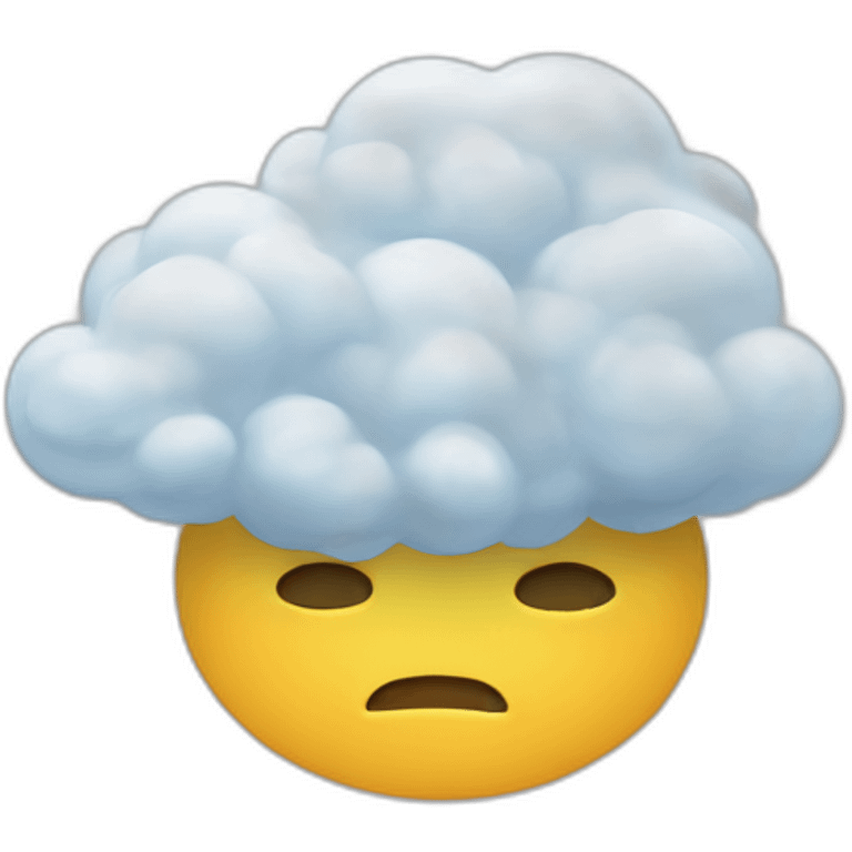 cloud of thought emoji