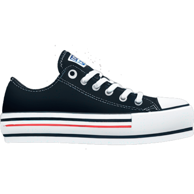 low top platform converse emoji