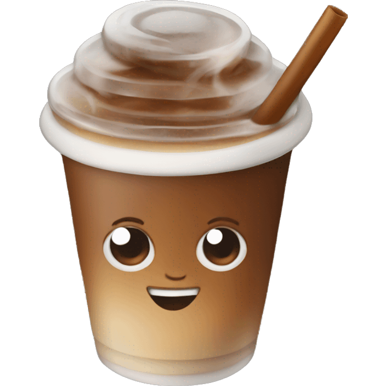 Iced coffee emoji