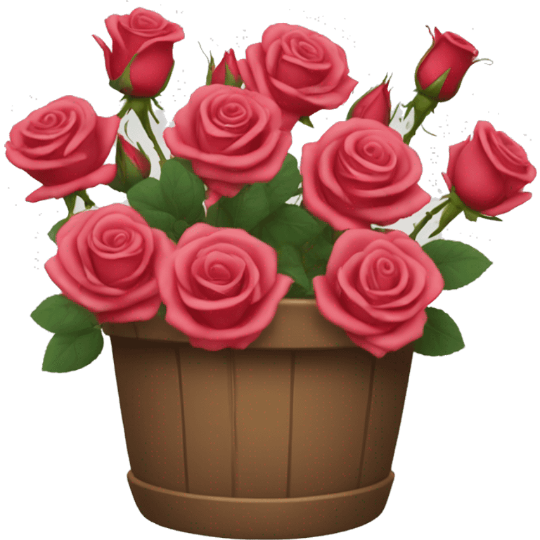 Roses in a Vasd emoji