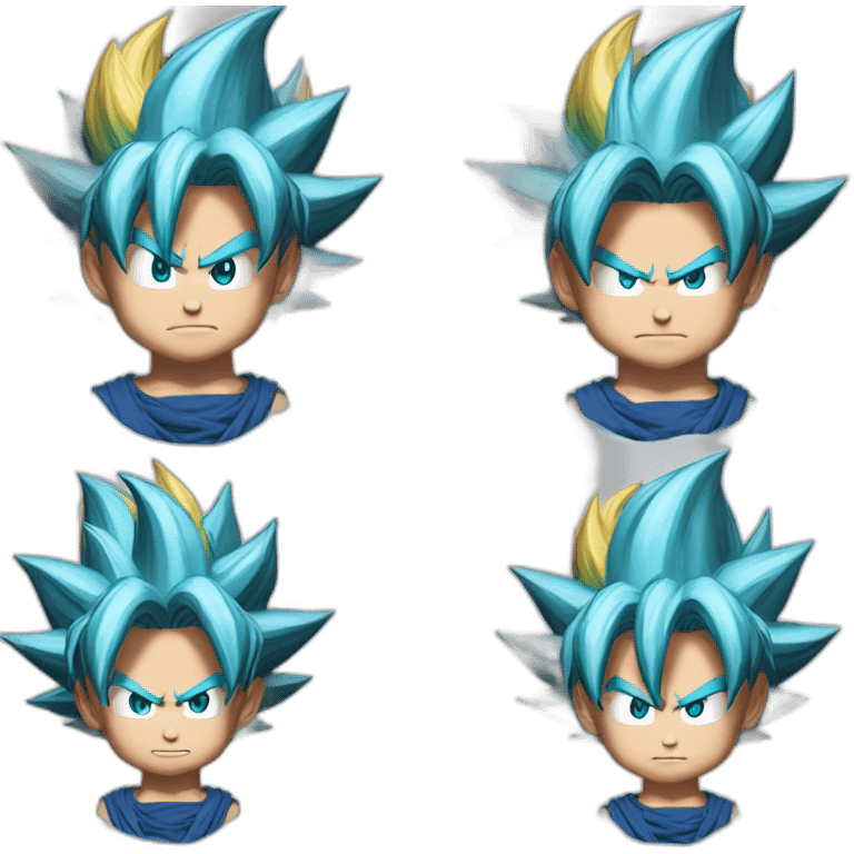 Goku super Saiyan blue emoji