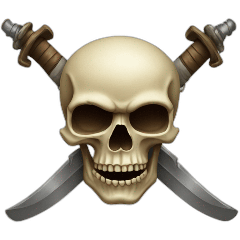 pirate skull emoji