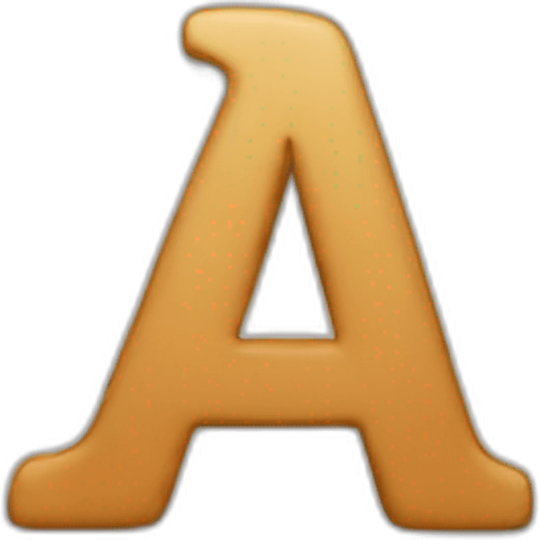 the letter a emoji