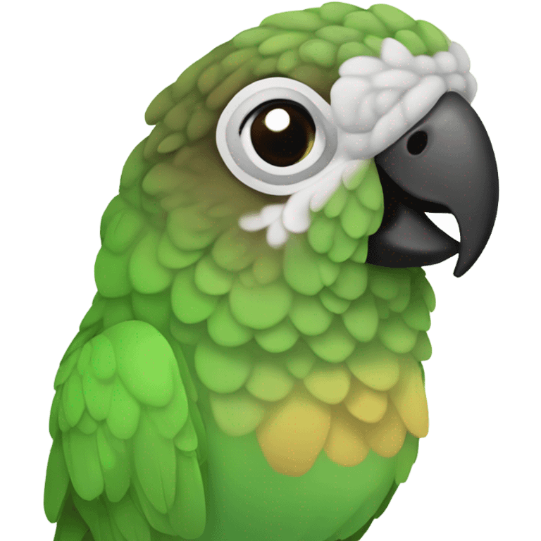 green cheek conure emoji