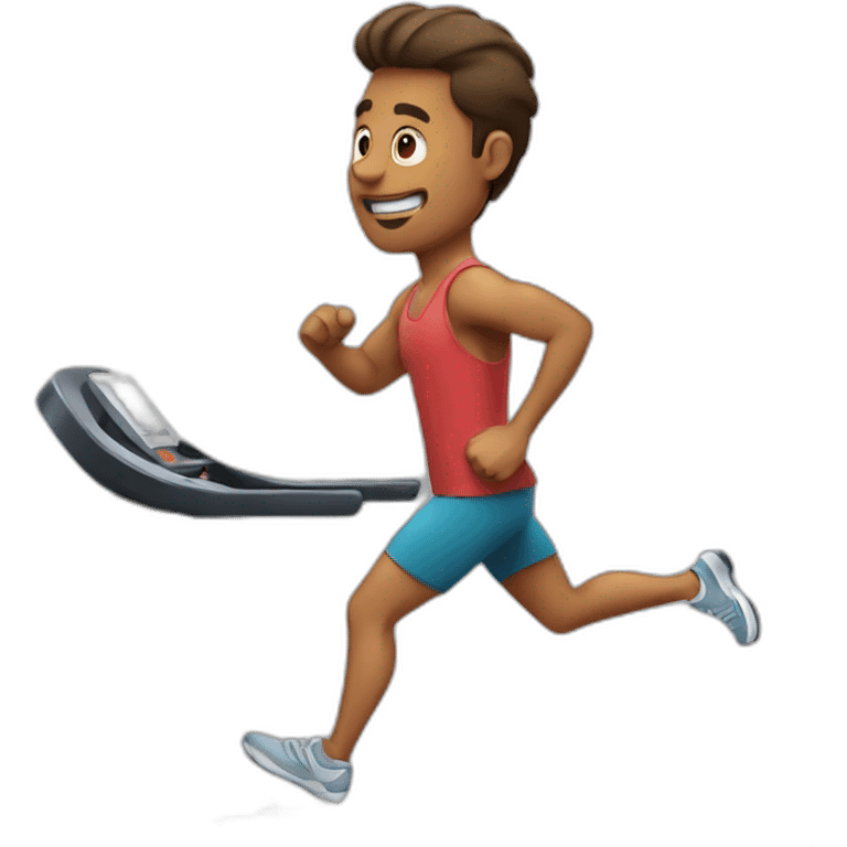 man running on treadmill emoji