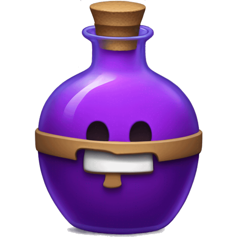 purple potion emoji