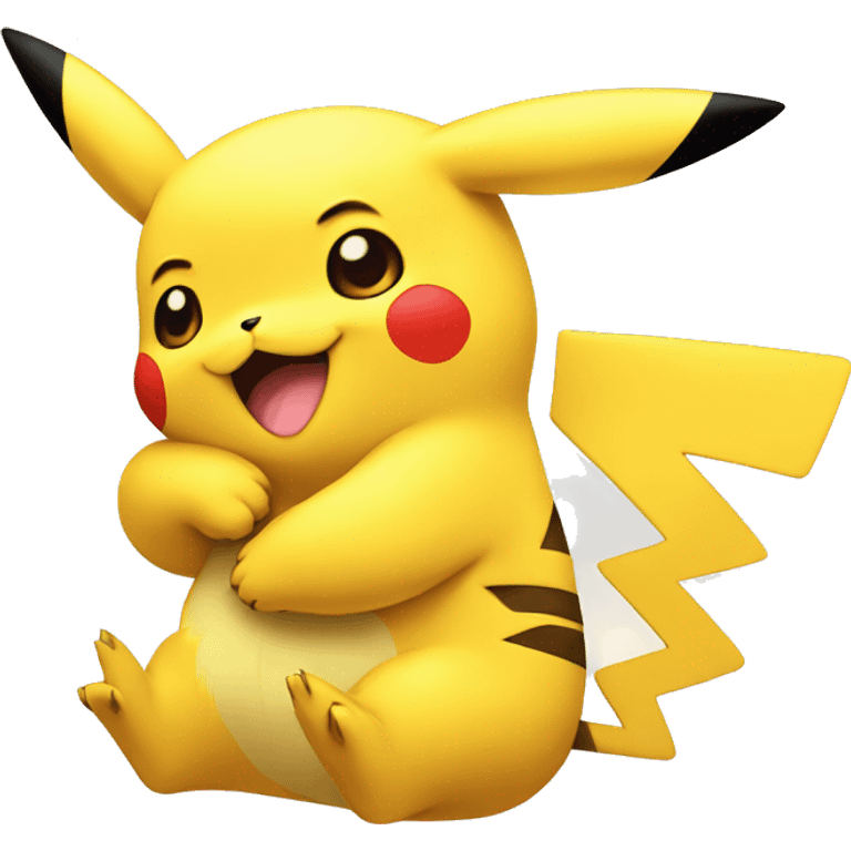 pikachu hugging each other emoji