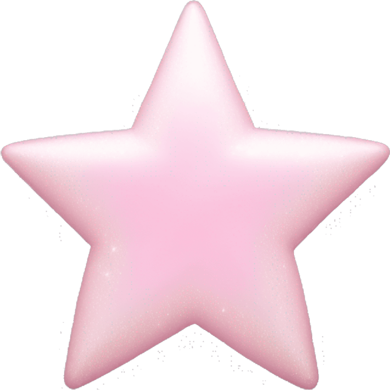 pale pink star sparkle emoji