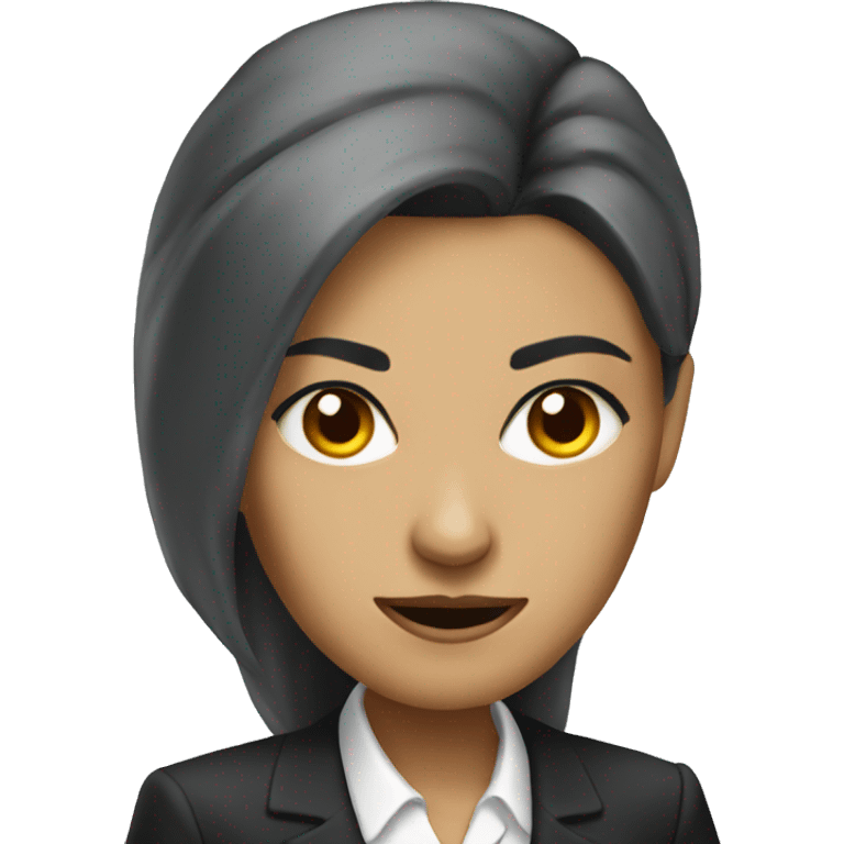 Evil business woman emoji