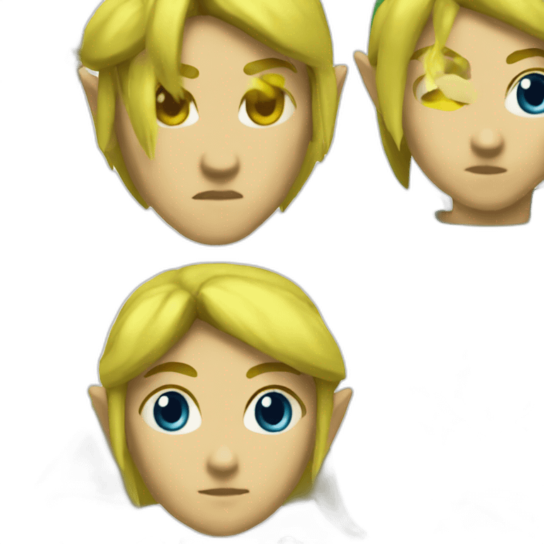 Link Zelda triforce emoji