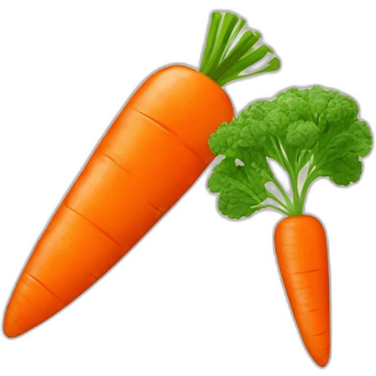 vitamins and carrot emoji