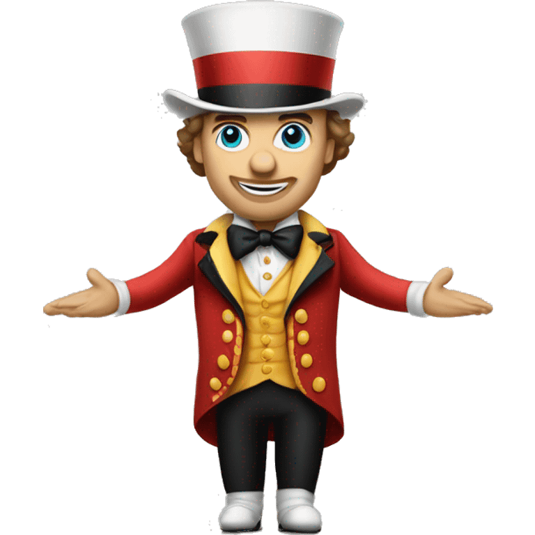 caucasian circus ringmaster emoji