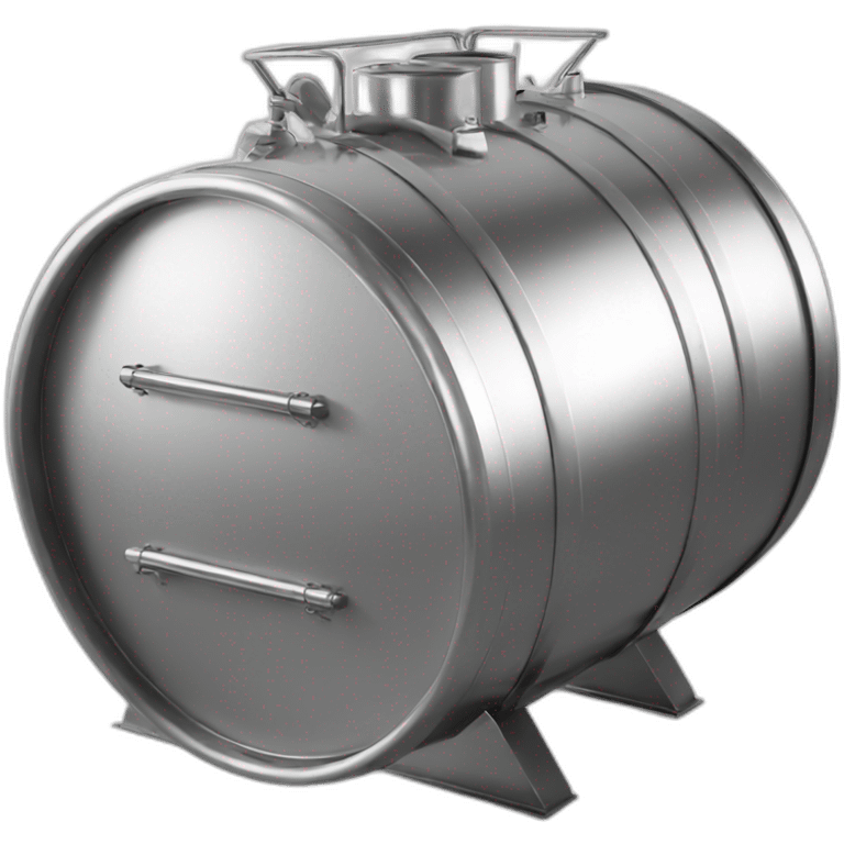 Beer tank cylindrical stainless emoji