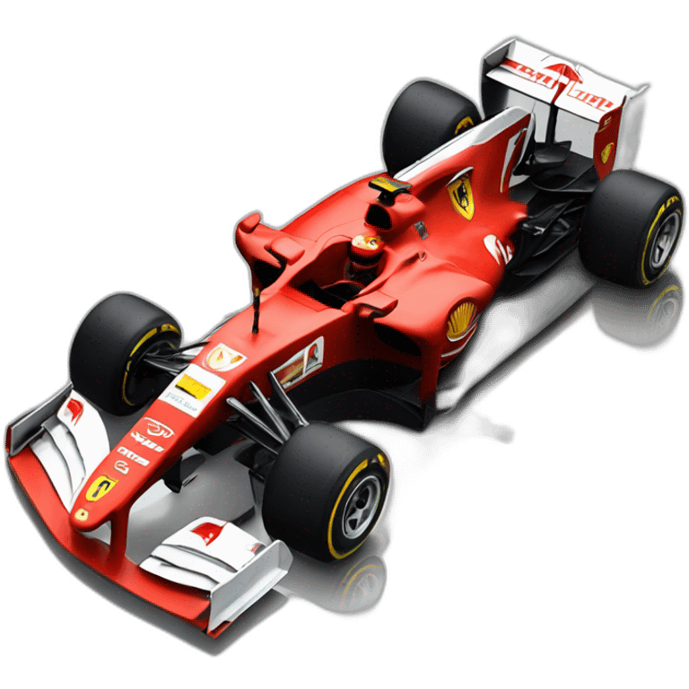 Formule 1 Ferrari emoji