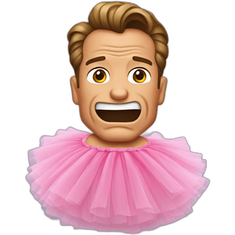 Arnold schwarzenegger in tutu emoji