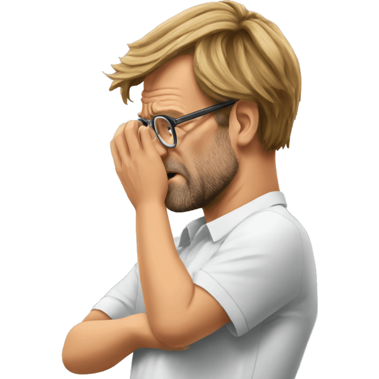 Klopp facepalm emoji