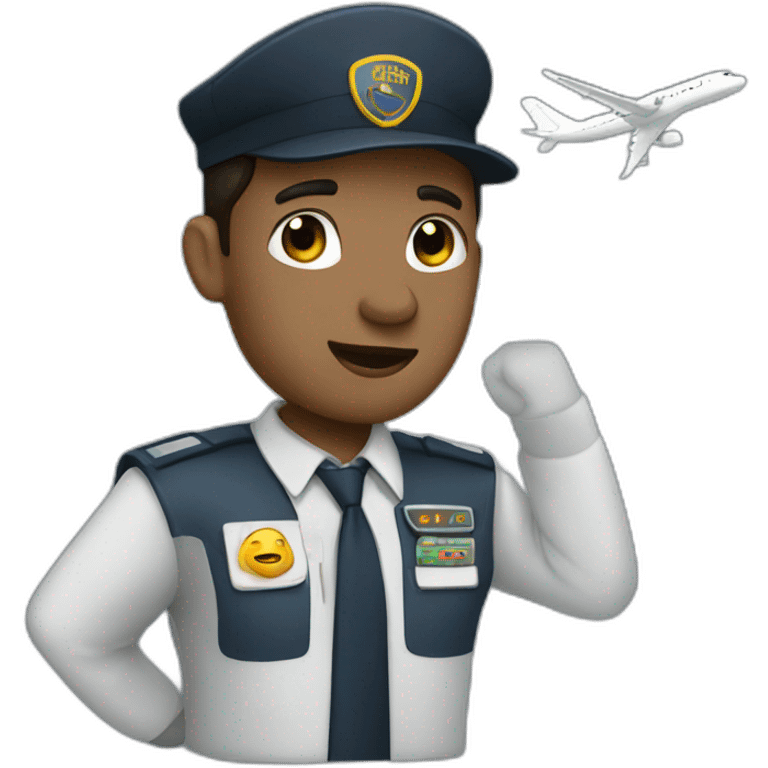 air traffic controller emoji