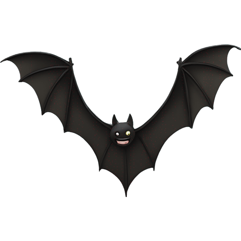 The bat symbol in the sky emoji