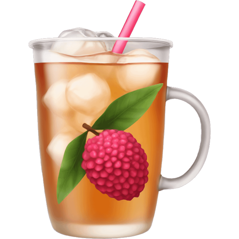 Lychee ice tea emoji